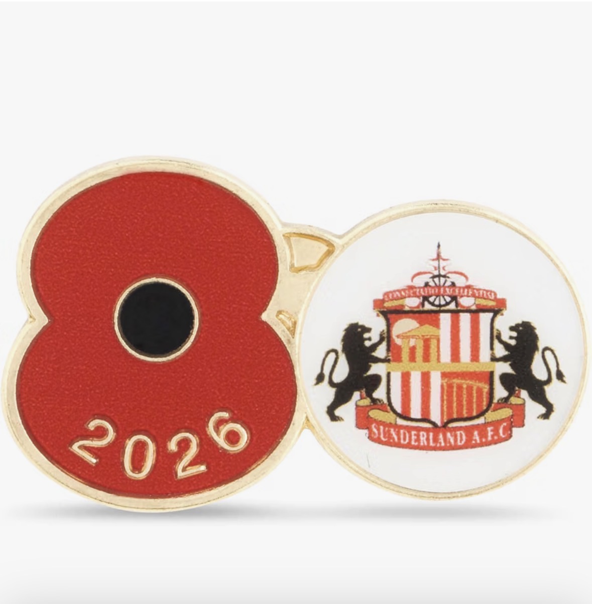 Sunderland 2026 Poppy Pin