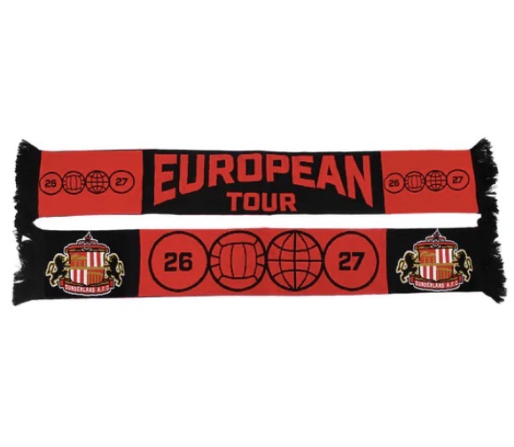 Sunderland European tour scarf
